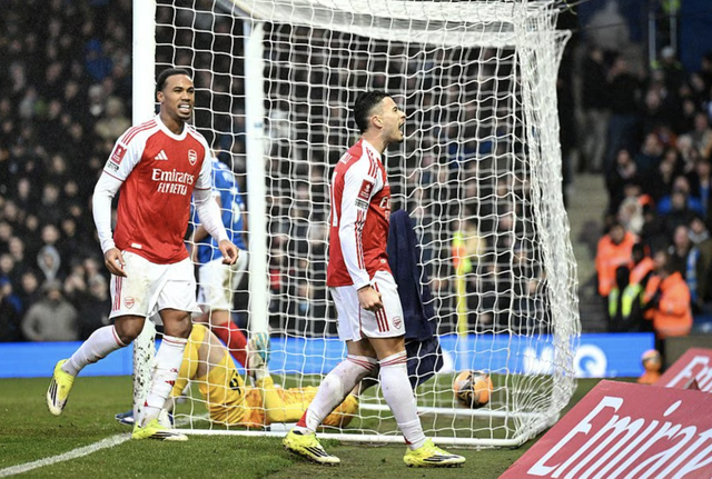 Martinelli lập hat-trick, Arsenal hạ Portsmouth vào vòng 4 FA Cup - Ảnh 5.