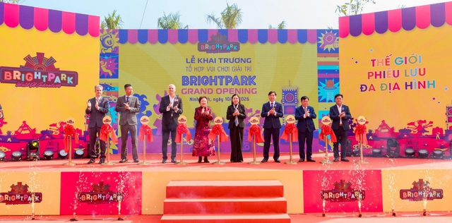 Khai trương Tổ hợp Công viên Giải trí BRIGHTPARK tại tỉnh Ninh Bình - Ảnh 1.