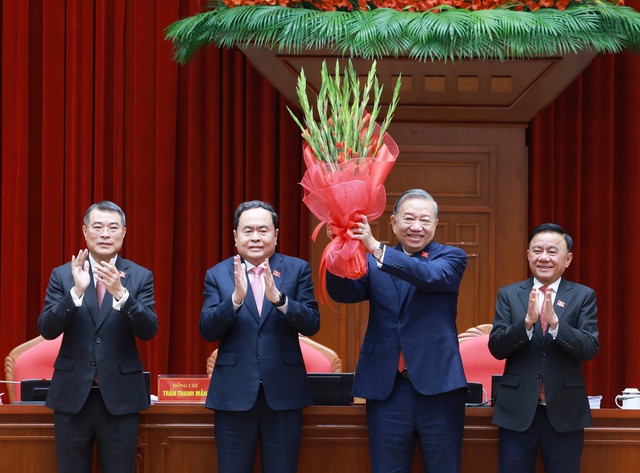 Điện, thư chúc mừng Tổng Bí thư Tô Lâm - Ảnh 1.