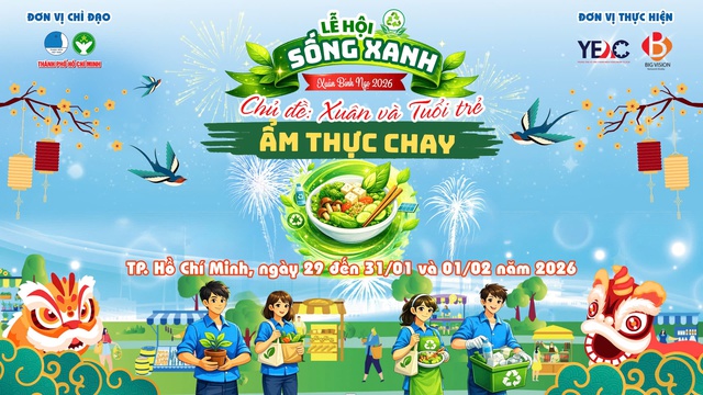 Lễ hội Sống xanh - Ẩm thực chay sắp diễn ra tại TP.HCM - Ảnh 1.