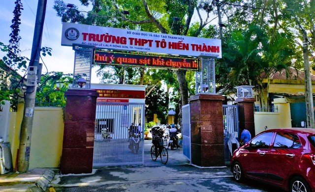 Xác minh nữ giáo viên Trường THPT Tô Hiến Thành sửa 126 con điểm của học sinh - Ảnh 1.