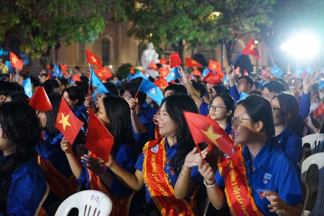Hơn 2.000 học sinh, sinh viên TP HCM đồng diễn “Khát vọng vươn mình” - Ảnh 7.