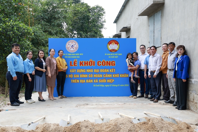 Yến sào Khánh Hòa xây nhà Đại đoàn kết - Ảnh 1.