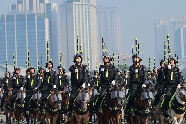 Lực lượng đặc nhiệm cùng khí tài hiện đại bảo vệ Đại hội Đảng toàn quốc lần thứ XIV - Ảnh 5. Lực lượng đặc nhiệm cùng khí tài hiện đại bảo vệ Đại hội Đảng toàn quốc lần thứ XIV - Ảnh 5.