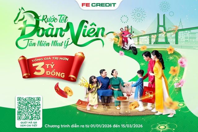 Chuỗi sự kiện của FE CREDIT lan tỏa không khí Tết đến mọi nhà - Ảnh 4.