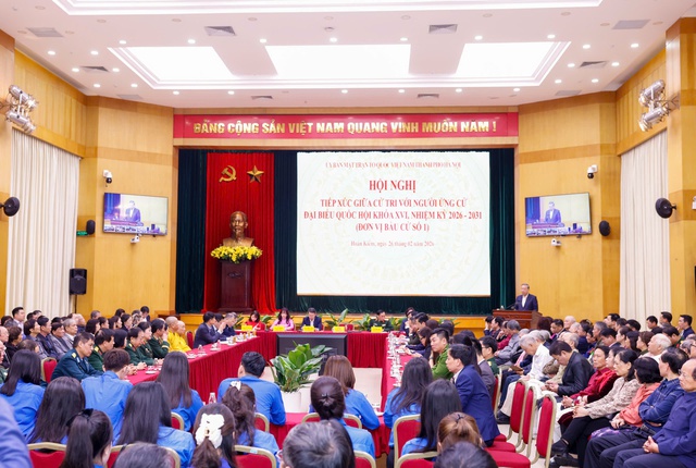 Tổng Bí thư Tô Lâm tham gia Hội nghị cử tri ứng cử đại biểu Quốc hội khóa XVI - Ảnh 5.