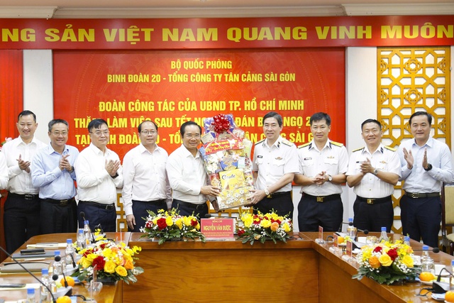 Chủ tịch UBND TP Nguyễn Văn Được thăm Tổng C&ocirc;ng ty T&acirc;n Cảng S&agrave;i G&ograve;n năm 2026 - Ảnh 5.