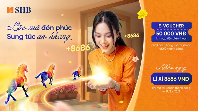 Khởi đầu năm mới, rinh ngay lộc lớn từ SHB với tổng giá trị quà tặng hơn 4,5 tỉ đồng - Ảnh 1.