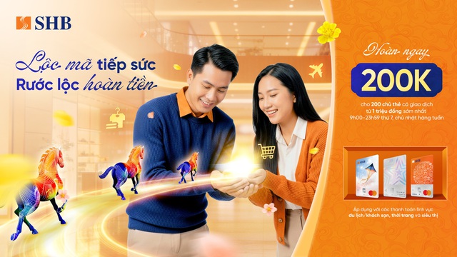 Khởi đầu năm mới, rinh ngay lộc lớn từ SHB với tổng giá trị quà tặng hơn 4,5 tỉ đồng - Ảnh 3.