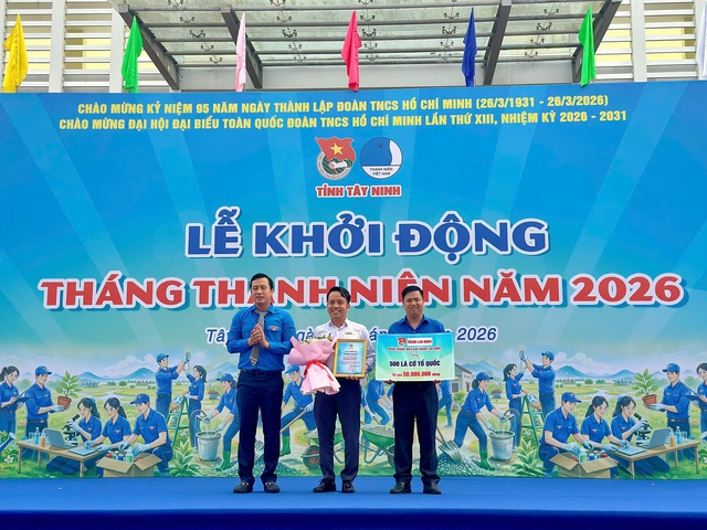 VIDEO: Khởi động Tháng Thanh niên 2026 với nhiều hoạt động ý nghĩa tại Tây Ninh - Ảnh 2.