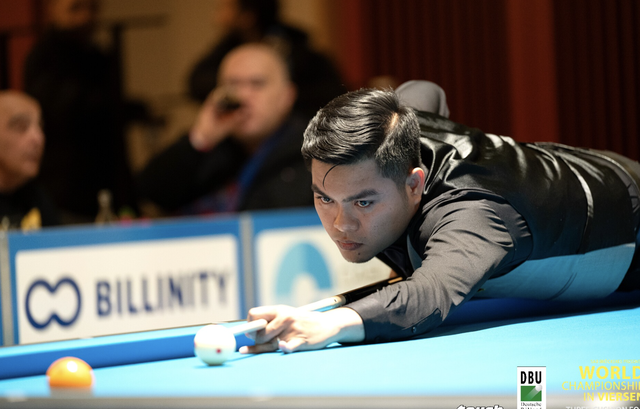 Quật ngã cựu vương, tuyển Việt Nam vào bán kết billiards đồng đội thế giới - Ảnh 3.