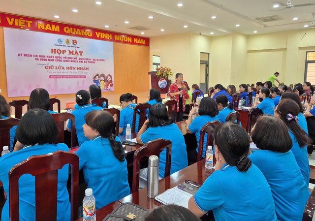Trang bị kiến thức xây dựng gia đình hạnh phúc cho lao động nữ - Ảnh 3.