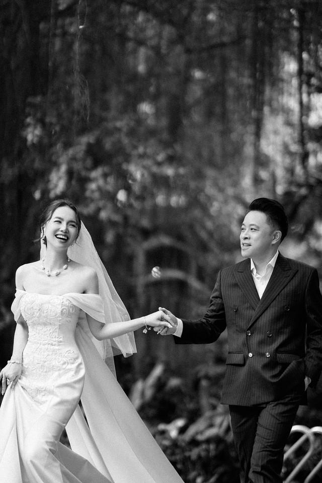 Đinh Ngọc Diệp đẹp lung linh hóa cô dâu bên Victor Vũ - Ảnh 8.