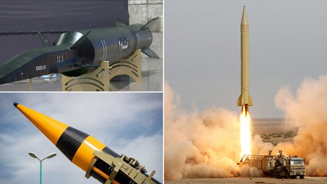 Iran tuyên bố phóng loạt tên lửa đầu đạn 1 tấn vào các mục tiêu Mỹ – Israel