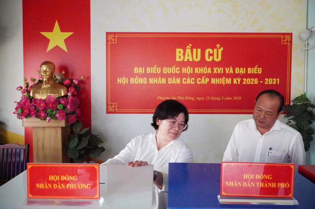 Lãnh đạo TPHCM kiểm tra công tác chuẩn bị bầu cử - Ảnh 3.