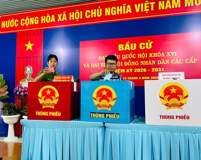 Những cử tri đặc biệt tại TPHCM - Ảnh 5.