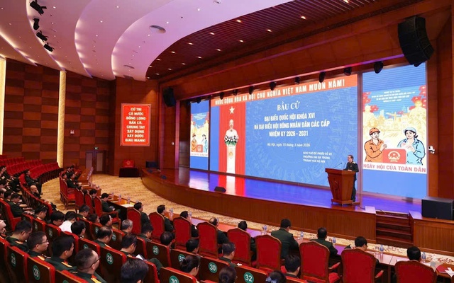 Nguyên Phó chủ tịch nước Nguyễn Thị bình bầu cử đại biểu Quốc hội 2026 tại Hà Nội - Ảnh 6.