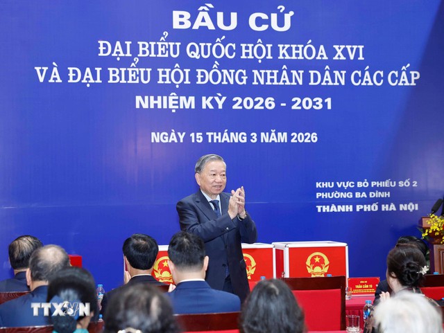 Gần 79 triệu cử tri cả nước đi bầu cử - Ảnh 2.