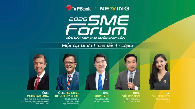 Viết tiếp chương mới cho doanh nghiệp Việt qua nhịp cầu thịnh vượng SME Forum 2026 - Ảnh 1.