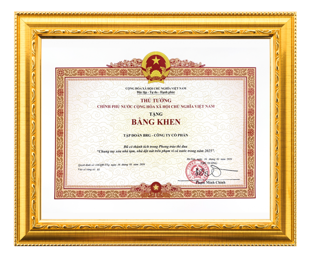 Madame Chủ tịch và Tập đoàn BRG vinh dự được trao tặng Bằng khen của Thủ tướng Chính phủ - Ảnh 2.