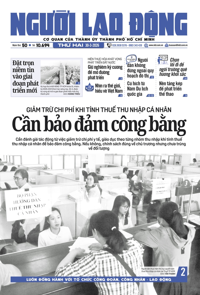 Báo in Người Lao Động 30-3: Mặt trận mới trong chiến sự Trung Đông - Ảnh 1.
