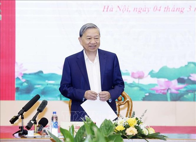 Tổng Bí thư Tô Lâm: Kết quả công tác tư tưởng phải là tiêu chí đánh giá, xếp loại, xem xét cán bộ - Ảnh 2.