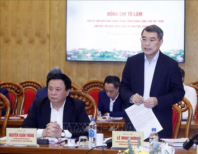 Tổng Bí thư Tô Lâm: Kết quả công tác tư tưởng phải là tiêu chí đánh giá, xếp loại, xem xét cán bộ - Ảnh 3.