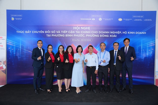 Techcombank thúc đẩy chuyển đổi số, tiếp cận tài chính cho doanh nghiệp và hộ kinh doanh ở Đồng Nai - Ảnh 1.