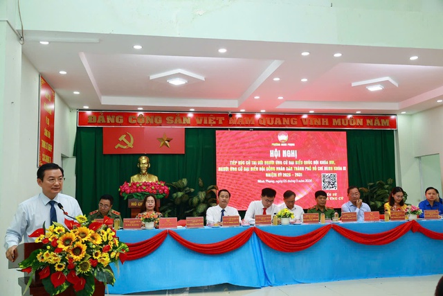 Cử tri phường Minh Phụng mong muốn bảo đảm việc làm, tiếp cận nhà ở xã hội - Ảnh 2.