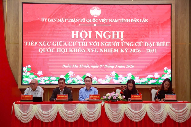 Ông Nguyễn Thanh Nghị tiếp xúc cử tri tại Đắk Lắk , cam kết trở thành đại biểu Quốc hội 2026 - Ảnh 2. Ông Nguyễn Thanh Nghị tiếp xúc cử tri tại Đắk Lắk , cam kết trở thành đại biểu Quốc hội 2026 - Ảnh 2.