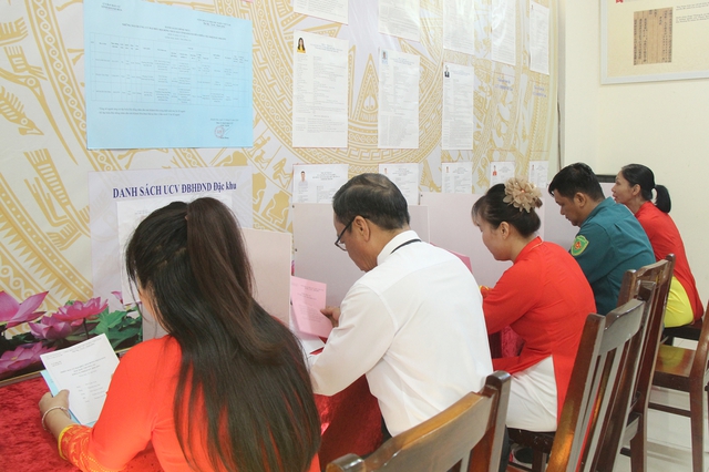 Đặc khu Trường Sa bỏ phiếu sớm ở 20 khu vực - Ảnh 4.