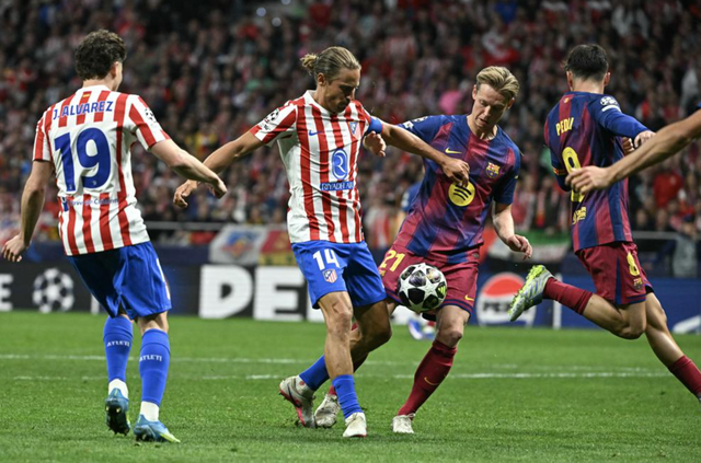 Hai anh hào Atletico Madrid, PSG thẳng tiến bán kết Champions League - Ảnh 2.