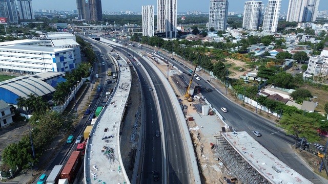 Hạng mục lớn thứ 4 nút giao An Phú về đích dịp 30-4 - Ảnh 6.