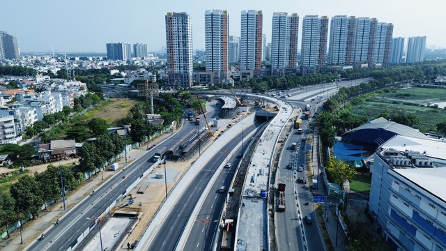 Hạng mục lớn thứ 4 nút giao An Phú về đích dịp 30-4 - Ảnh 1.