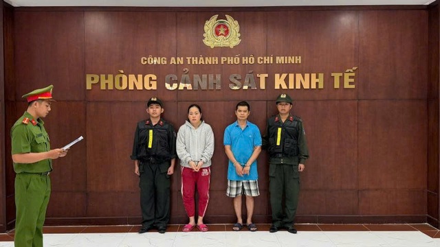 Công an TPHCM bắt vợ chồng chủ hộ kinh doanh Mỹ Phụng - Ảnh 1.