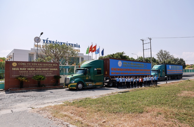 Sanna Khánh Hòa xuất khẩu thành công lô hàng nước giải khát đầu tiên sang Mỹ - Ảnh 2.