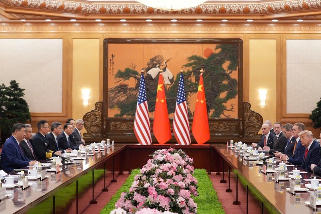 Ng&agrave;y đầu l&agrave;m việc tại Bắc Kinh của &ocirc;ng Donald Trump - Ảnh 7.