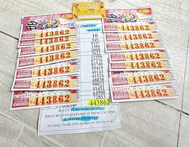 Trúng độc đắc xổ số miền Nam, khách gửi đại lý 10 triệu đồng “uống cà phê” - Ảnh 1.