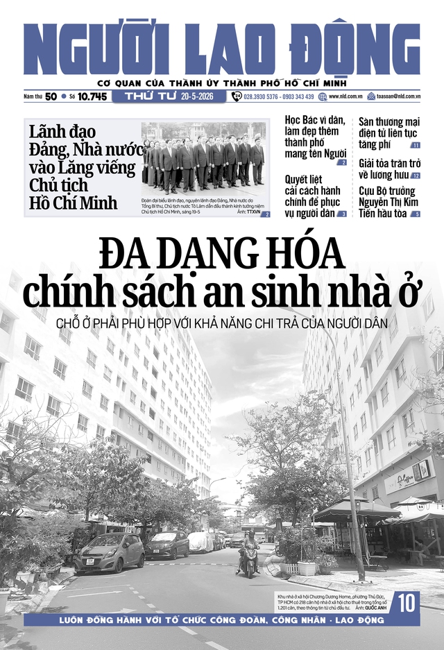Báo in ngày 20-5: Giải tỏa trăn trở về lương hưu - Ảnh 1.