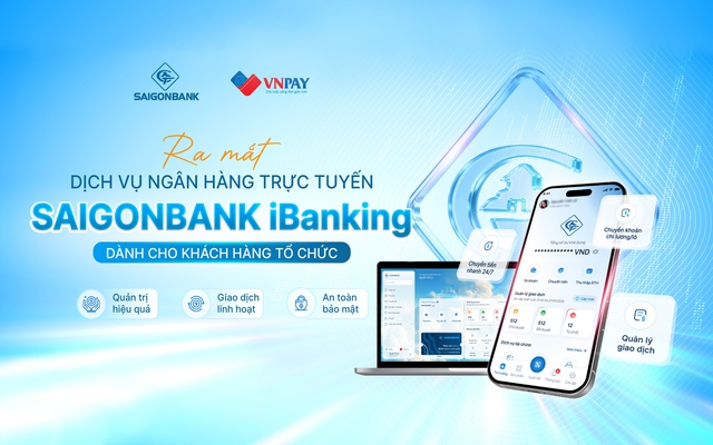 SAIGONBANK "chào sân" dịch vụ ngân hàng trực tuyến - Ảnh 1.