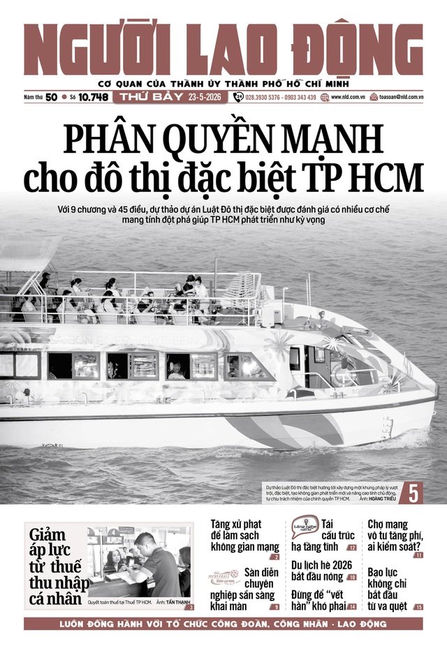Báo in ngày 23-5: Giảm áp lực từ thuế thu nhập cá nhân - Ảnh 1.