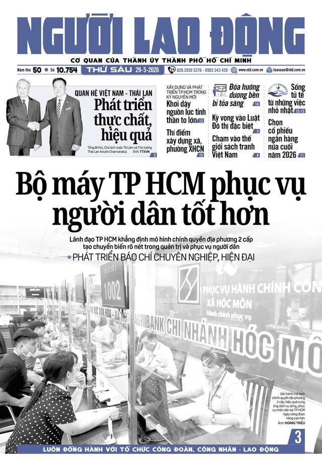 Báo in ngày 29-5: Thí điểm xây dựng xã, phường XHCN - Ảnh 1.