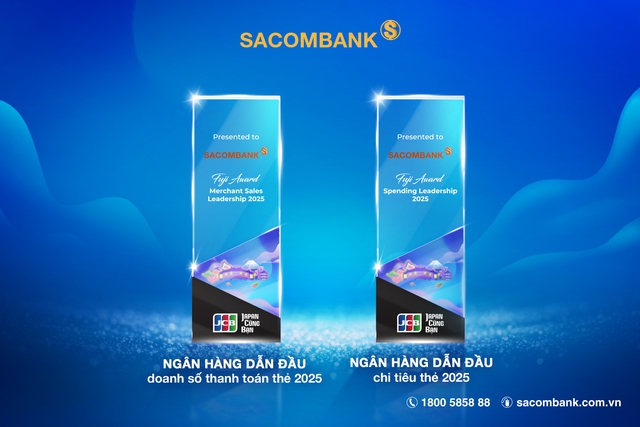 SACOMBANK dẫn đầu doanh số thanh toán và chi tiêu thẻ JCB năm 2025 - Ảnh 1.