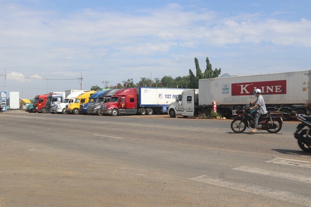 H&agrave;ng trăm xe container sầu ri&ecirc;ng đậu k&iacute;n tuyến đường ở Đồng Nai - Ảnh 7.