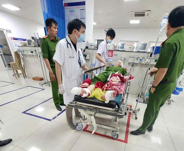 Diễn biến mới vụ Đại úy bị chém tại trụ sở công an Quảng Trị - Ảnh 1.