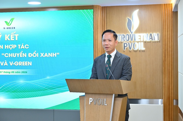 PVOIL hợp tác với V-Green triển khai hơn 3.000 tủ đổi pin xe máy điện trên toàn quốc - Ảnh 2.