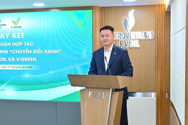 PVOIL hợp tác với V-Green triển khai hơn 3.000 tủ đổi pin xe máy điện trên toàn quốc - Ảnh 3.