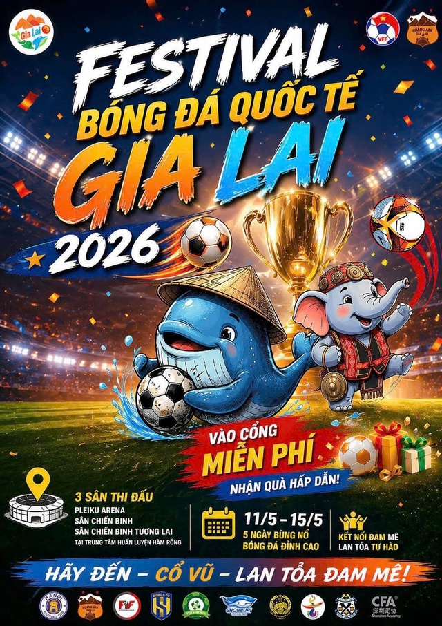 Festival U14 quốc tế Gia Lai: Phố núi Pleiku tiếp tục tiên phong - Ảnh 1.