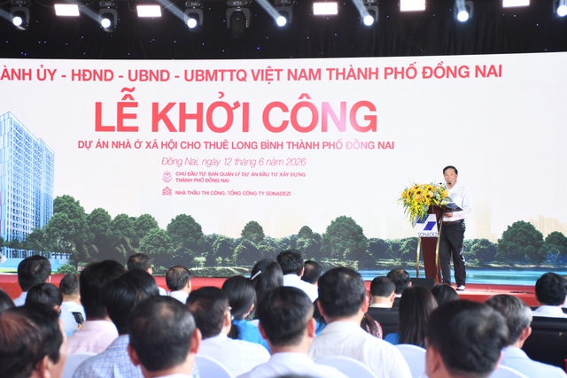 Khởi công dự án nhà ở xã hội cho thuê đầu tiên ở TP Đồng Nai - Ảnh 2.