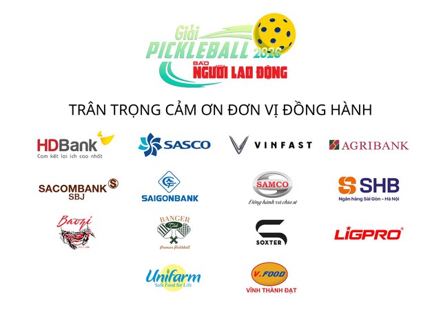 Giải Pickleball Báo Người Lao Động năm 2026: Ấn tượng bảng đấu nghệ sĩ - Ảnh 1.